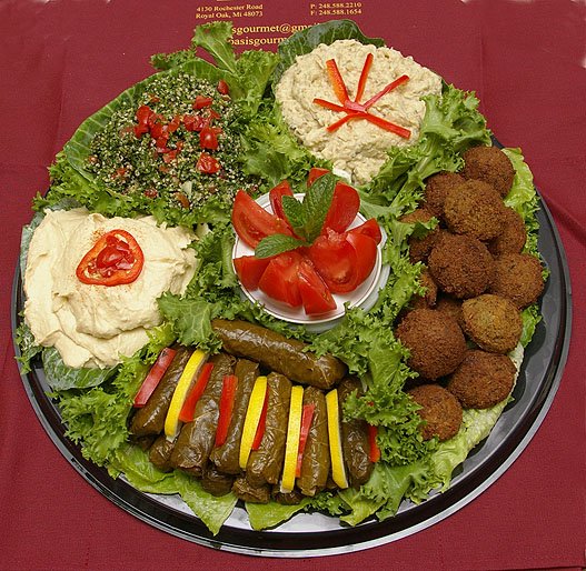 Mediterranean combination tray